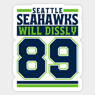 Seattle Seahawks Will Dissly 89 Edition 3 Sticker